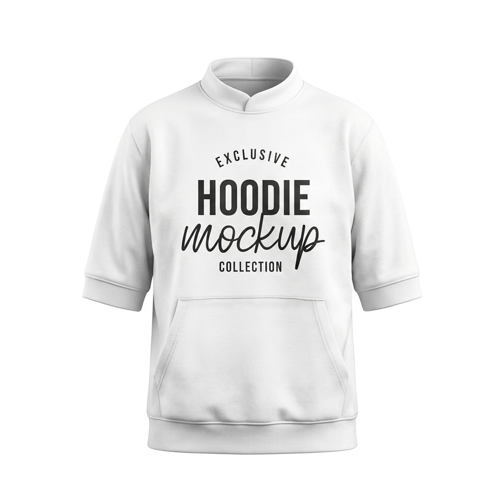 Regular Fit · Hip-Length (Standard) · Band Collar · Elbow-Length Sleeve